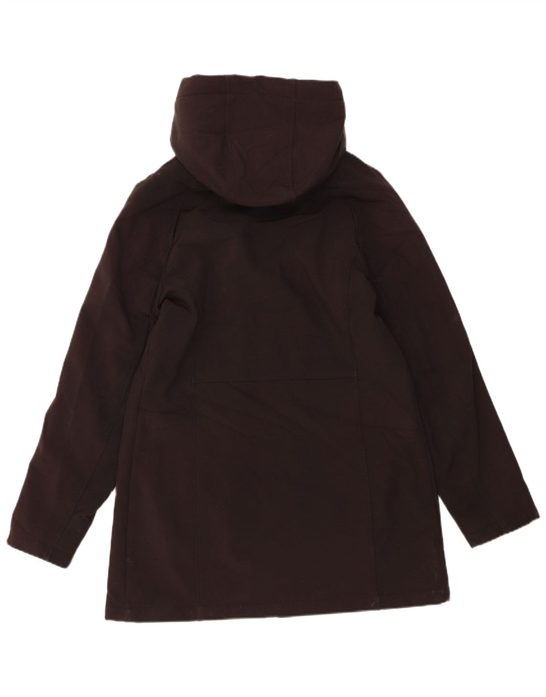 CALVIN KLEIN Γυναικείο μπουφάν με κουκούλα αντιανεμικό UK 14 μεσαίο μαύρο πολυεστέρα