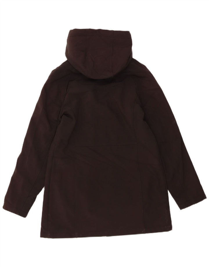 CALVIN KLEIN Γυναικείο μπουφάν με κουκούλα αντιανεμικό UK 14 μεσαίο μαύρο πολυεστέρα