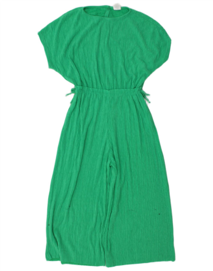 Zara Girls Jumpsuit 9-10 Years Green Polyester