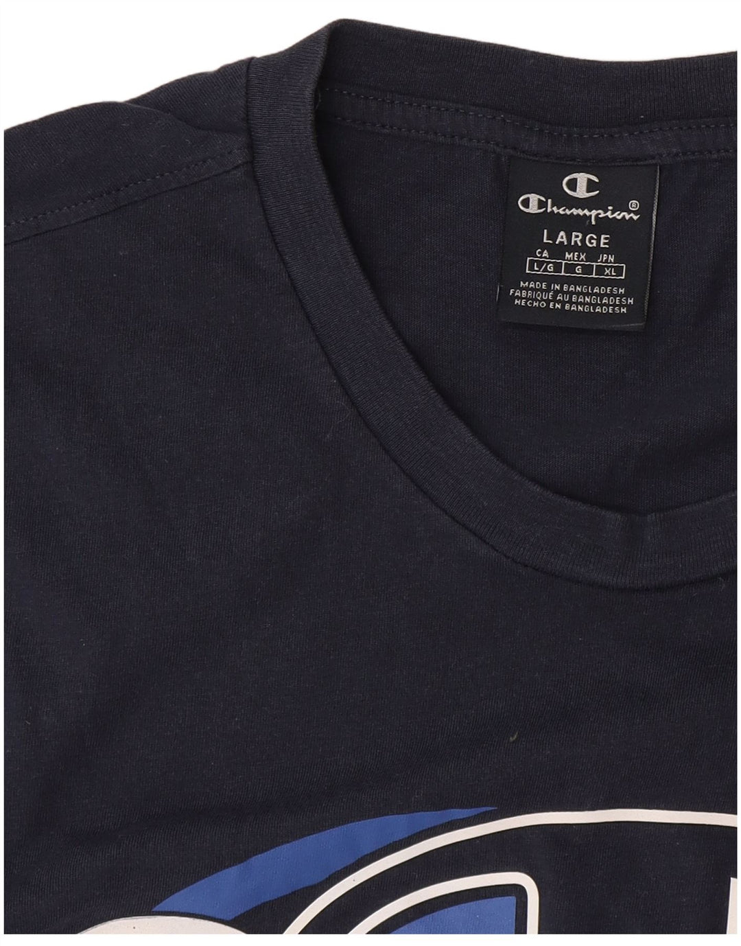 Ανδρικό T-Shirt Champion Graphic Top Large Navy Blue