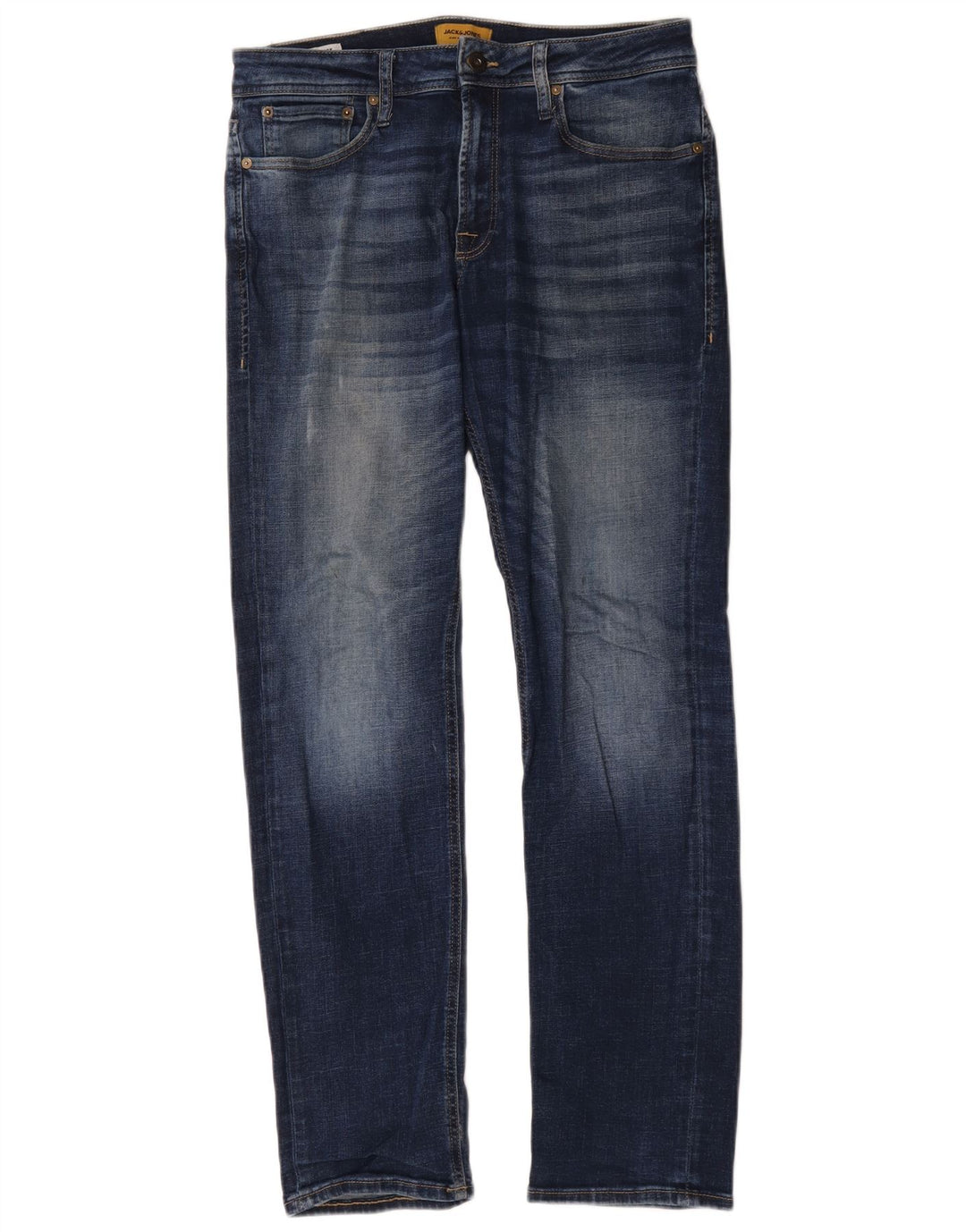 Jack & Jones Ανδρικό τζιν ίσιο W32 L32 Μπλε βαμβακερό