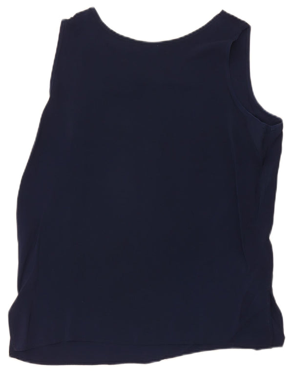 Vintage γυναικείο γιλέκο IT 46 Large Navy Blue
