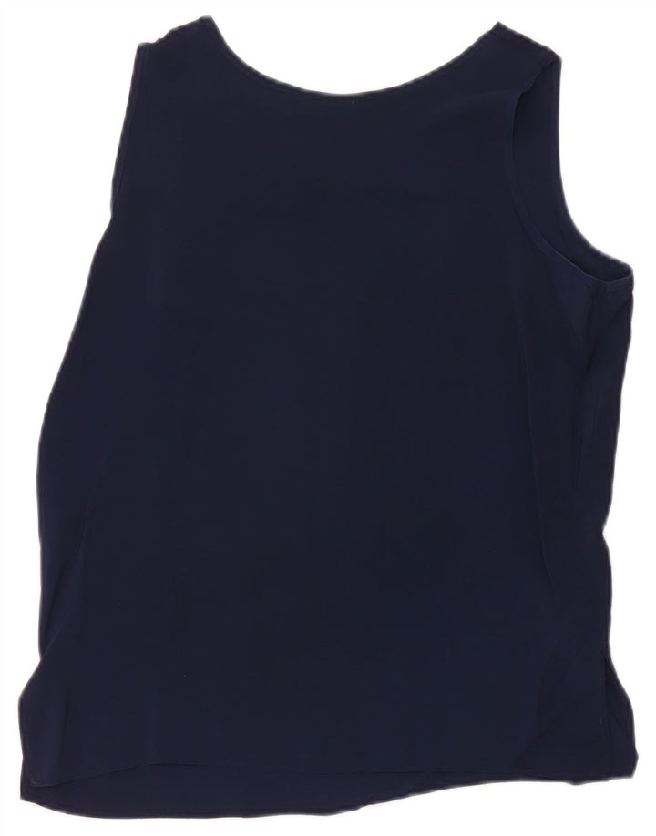Vintage γυναικείο γιλέκο IT 46 Large Navy Blue