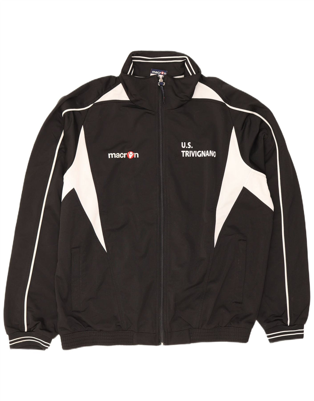 Ανδρική φόρμα Macron γραφική φόρμα Top Jacket Large Black Colourblock Polyester