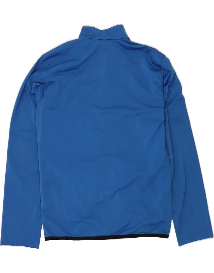 PUMA Mens Tracksuit Top Jacket Large Blue Colourblock Polyester Vintage Puma and Second-Hand Puma from Messina Hembry 