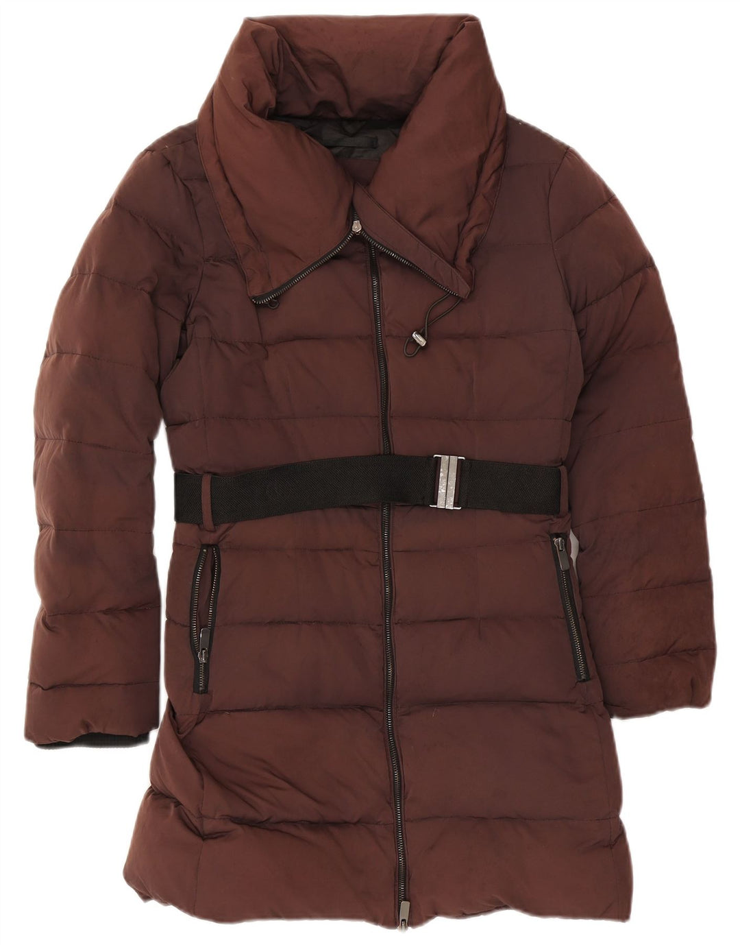 Zara Γυναικείο Παλτό UK 16 Large Brown