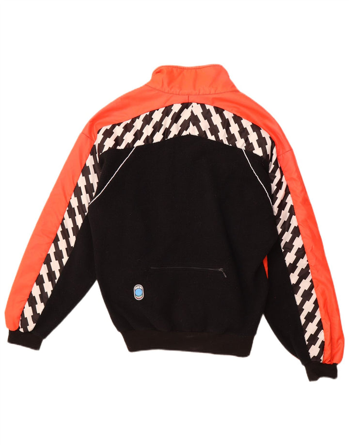 Ανδρικό μπουφάν VINTAGE Bomber UK 40 Large Orange Colourblock Polyester