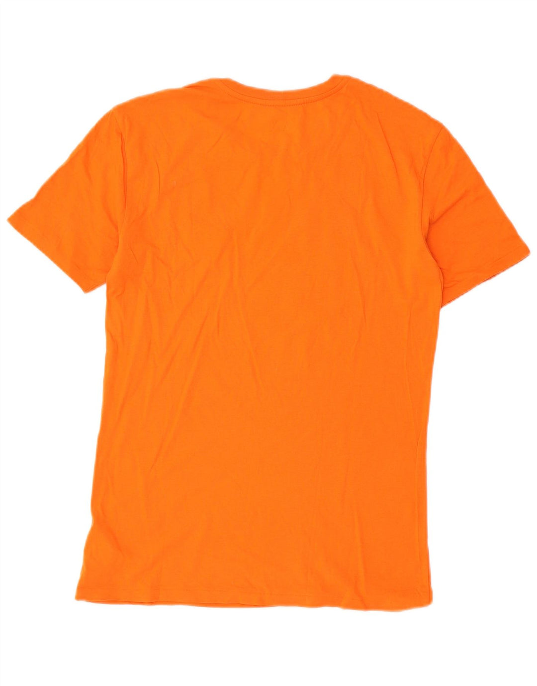 Armani Exchange Ανδρικό γραφικό T-Shirt Top Μικρό πορτοκαλί βαμβακερό