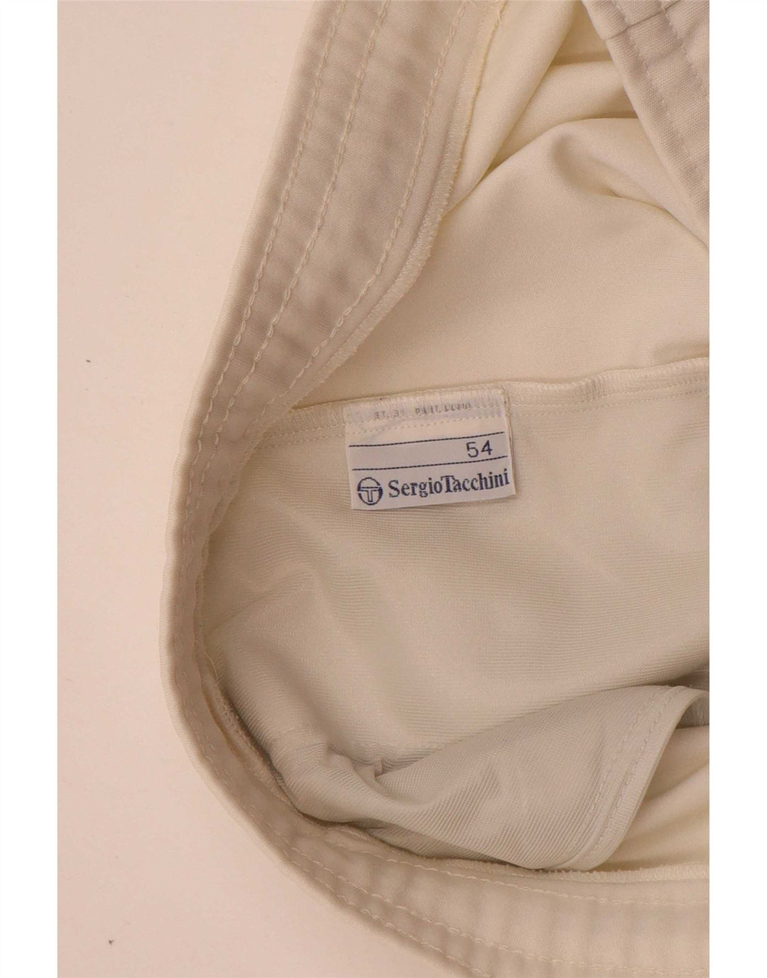 Ανδρικό γραφικό αθλητικό σορτς Sergio Tacchini IT 54 XL Λευκό Πολυεστέρας
