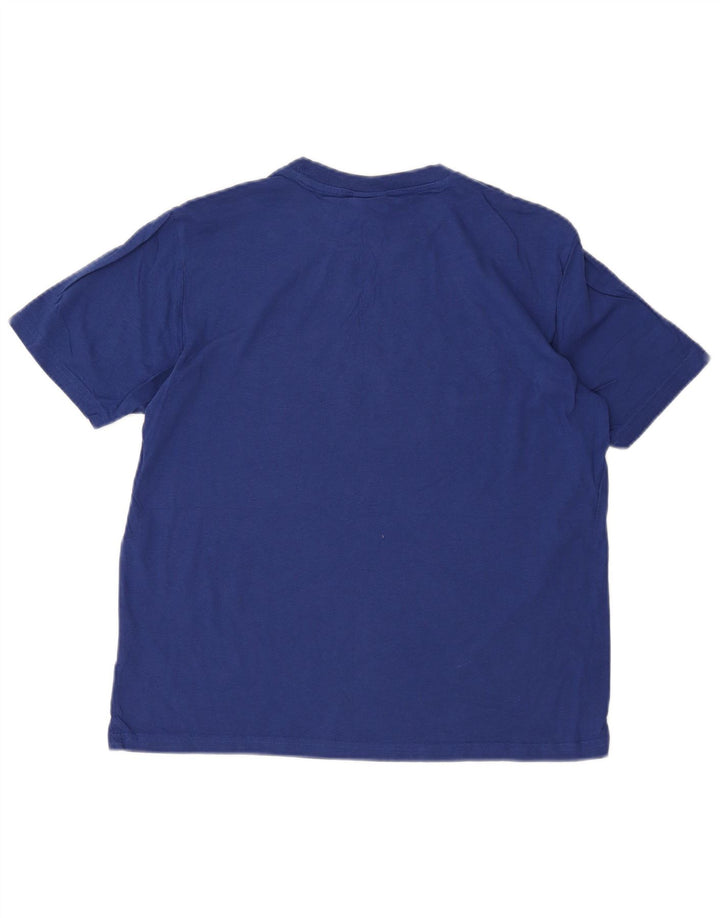 Ανδρικό γραφικό T-shirt Champion Top Small Navy Blue