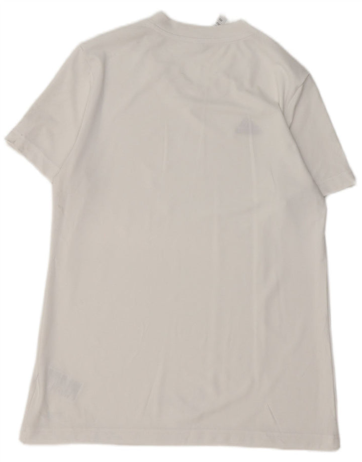 ADIDAS Womens Aeroready T-Shirt Top UK 12/14 Medium White Polyester