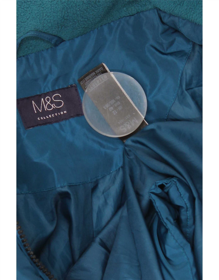 Marks & Spencer Γυναικείο καπιτονέ μπουφάν με επένδυση UK 12 μεσαίο μπλε πολυεστέρας