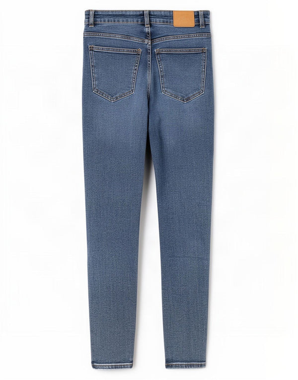 Zara Γυναικείο Skinny Jeans EU 42 Large W32 L28 Μπλε βαμβακερό