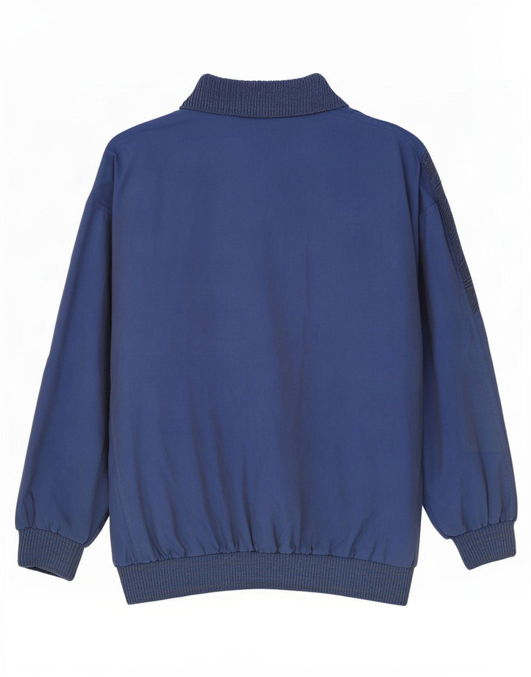 Tom Tailor Ανδρικό φούτερ πόλο με λαιμόκοψη Jumper Μεγάλο μπλε ναυτικό βαμβακερό