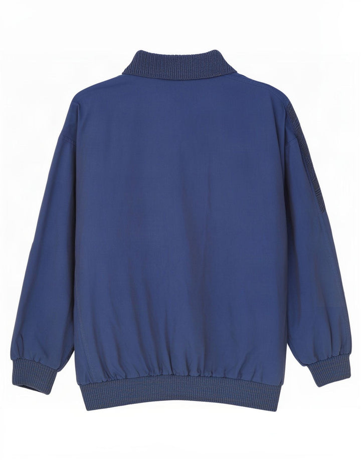 Tom Tailor Ανδρικό φούτερ πόλο με λαιμόκοψη Jumper Μεγάλο μπλε ναυτικό βαμβακερό
