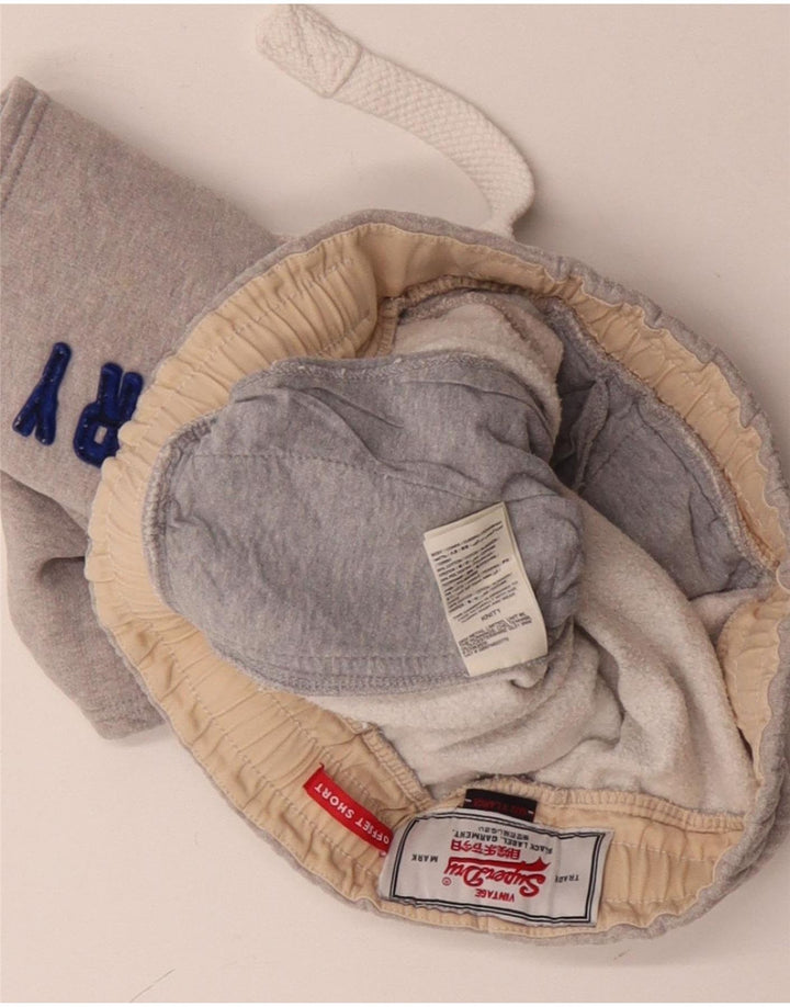 Ανδρικό γραφικό αθλητικό σορτς Superdry XL Γκρι βαμβακερό