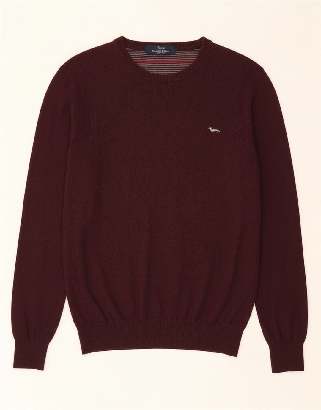 Ανδρικό πουλόβερ Harmont & Blaine Boat Neck Jumper Μικρό μαλλί βυσσινί