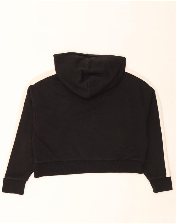 Γυναικεία κουκούλα με κουκούλα PUMA Crop UK 14 Medium Black Colourblock
