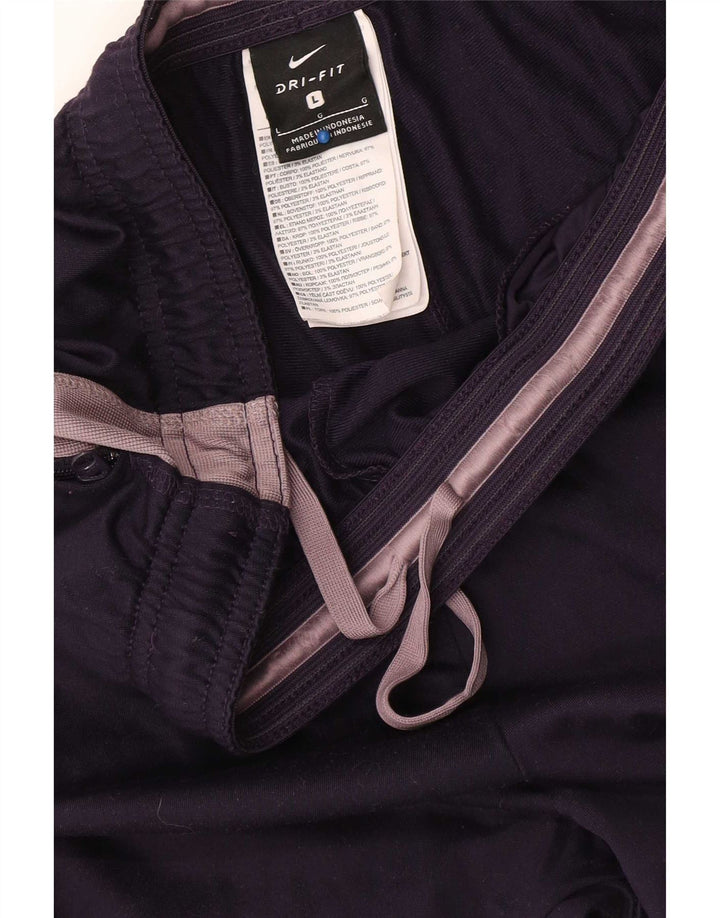 Γυναικεία αθλητική φόρμα Nike Παντελόνι UK 14 Large Navy Blue Colorblock Πολυεστέρας