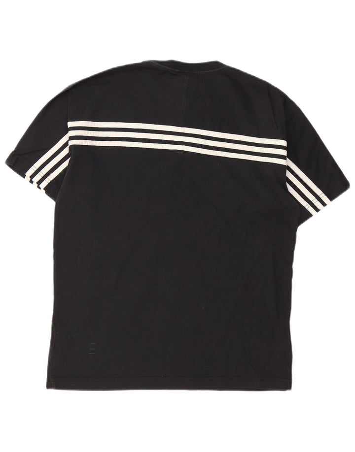 Ανδρικό T-Shirt Adidas Top Μικρό μαύρο βαμβακερό