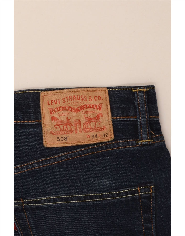 Levi's Mens 508 Cropped Tapered Jeans W34 L25 Blue