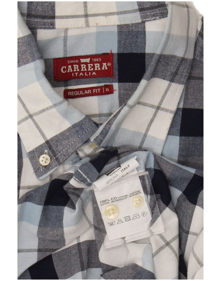 Ανδρικό πουκάμισο Carrera Regular Fit XL Μπλε βαμβακερό