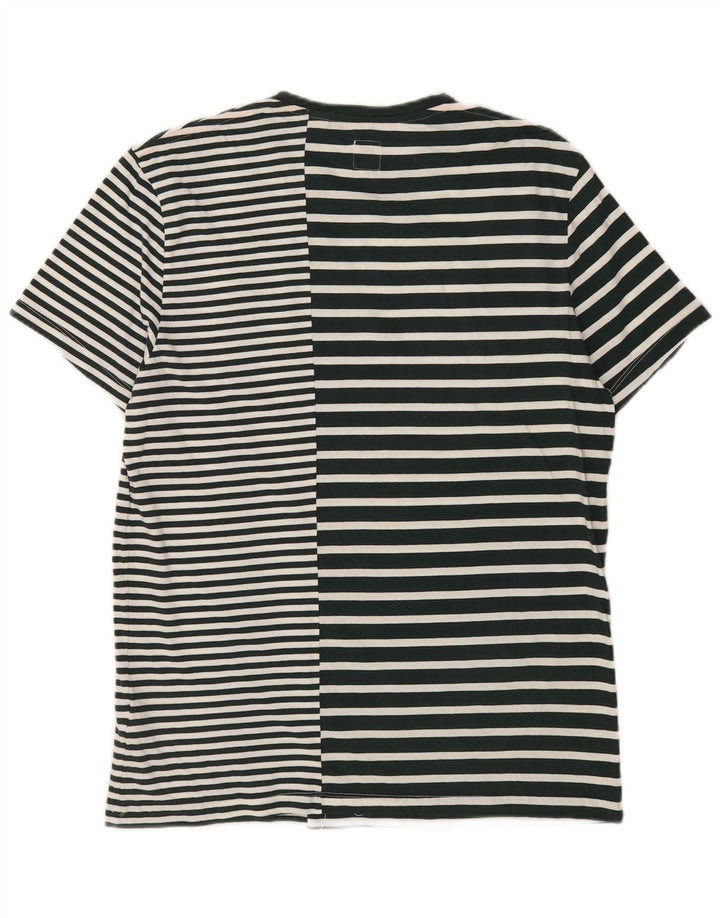 Ανδρικό T-Shirt Jack Wills Top Βαμβακερό μεσαίο λευκό ριγέ