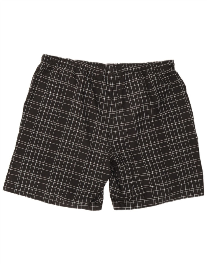 Ανδρικό σορτς κολύμβησης Reebok 2XL μαύρο Check Polyester