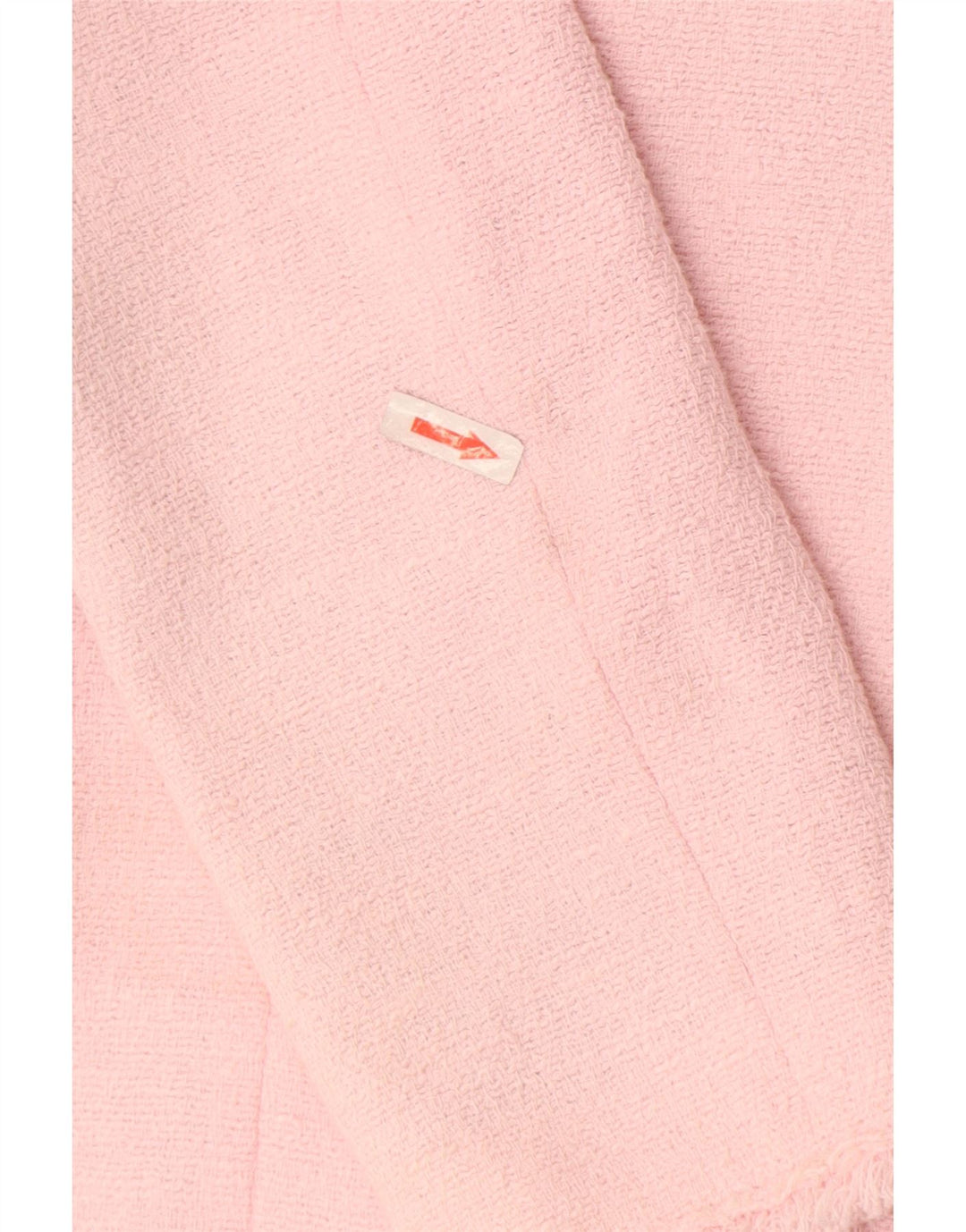 Zara Γυναικείο Ανοιχτό Παλτό UK 10 Small Pink Cotton