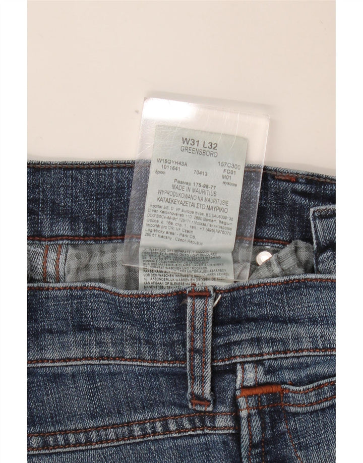 Ανδρικό τζιν WRANGLER Greensboro Slim W31 L32 Μπλε βαμβακερό