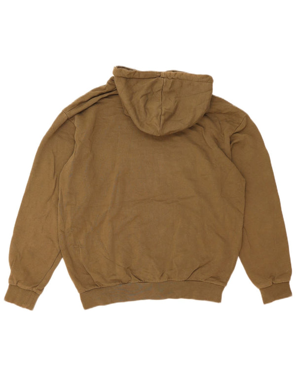 Zara Ανδρικό Hoodie Jumper Μεσαίο Χακί Βαμβάκι