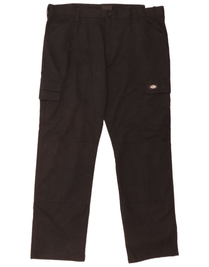 Ανδρικό ίσιο παντελόνι Cargo Dickies W40 L32 Μαύρο πολυεστέρα