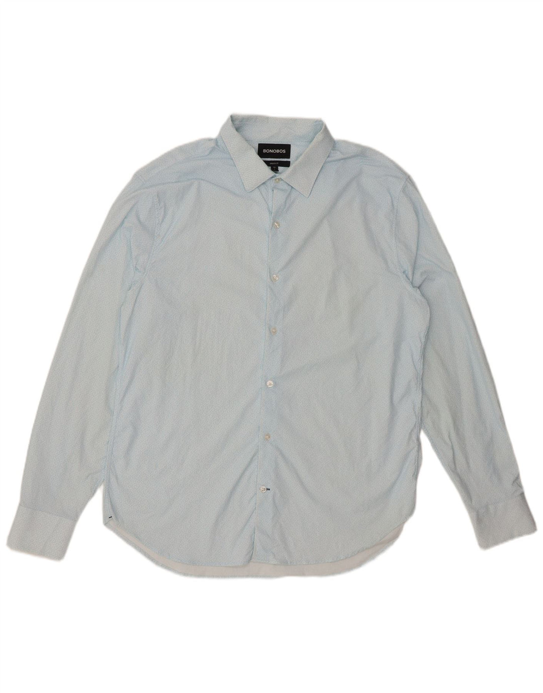 BONOBOS Ανδρικό αθλητικό πουκάμισο με μεγάλο νάιλον με μπλε στίγματα
