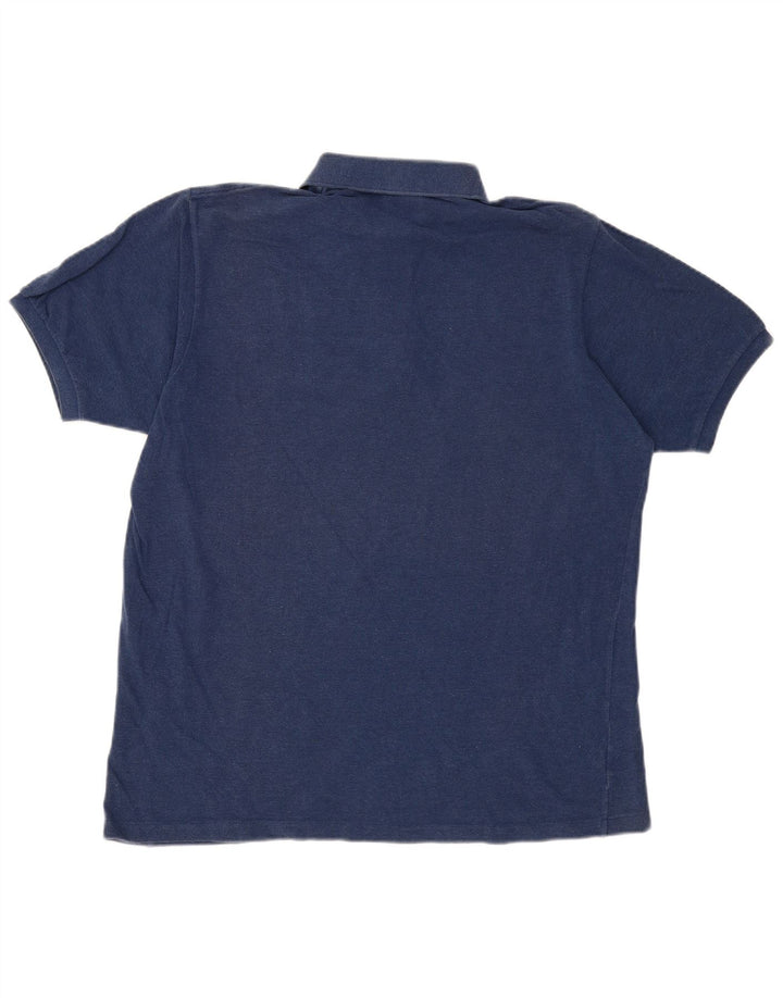 Ανδρικό πουκάμισο Polo Lacoste Νούμερο 7 2XL Navy Blue Βαμβακερό