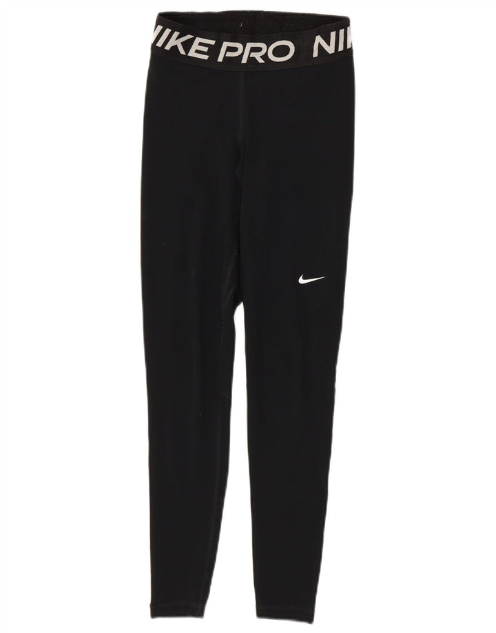 Γυναικεία γραφικά κολάν Nike Dri Fit UK 4 XS Μαύρο Πολυεστέρας