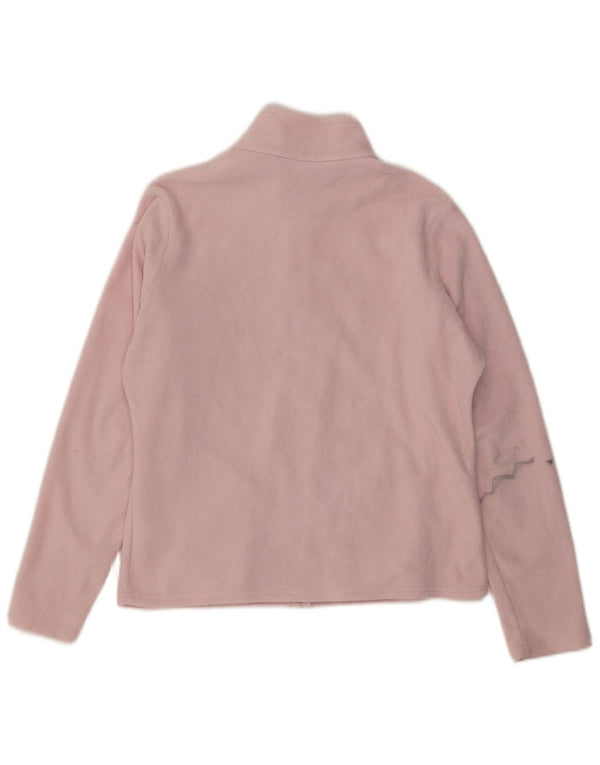Marks & Spencer Γυναικείο Fleece Jacket UK 14 Large Pink Polyester