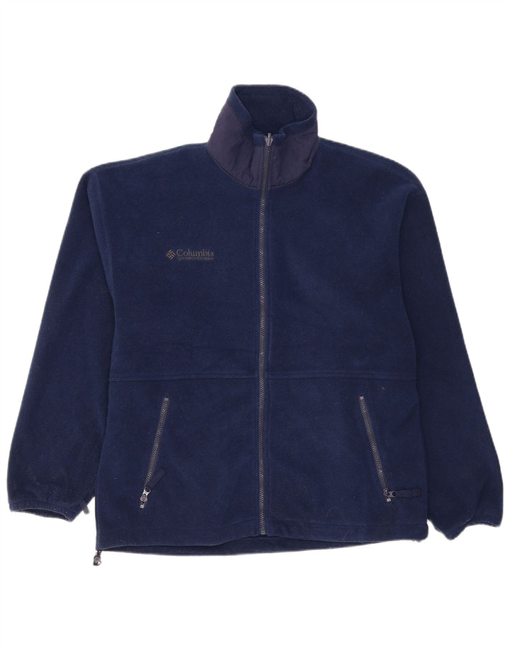 Ανδρικό φλις μπουφάν Columbia UK 36 Small Navy Blue Polyester