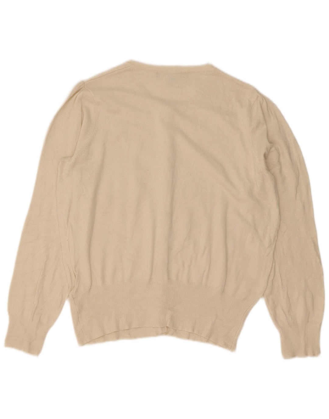 Marks & Spencer Γυναικείο Πουλόβερ Petite Cardigan UK 14 Medium Off White