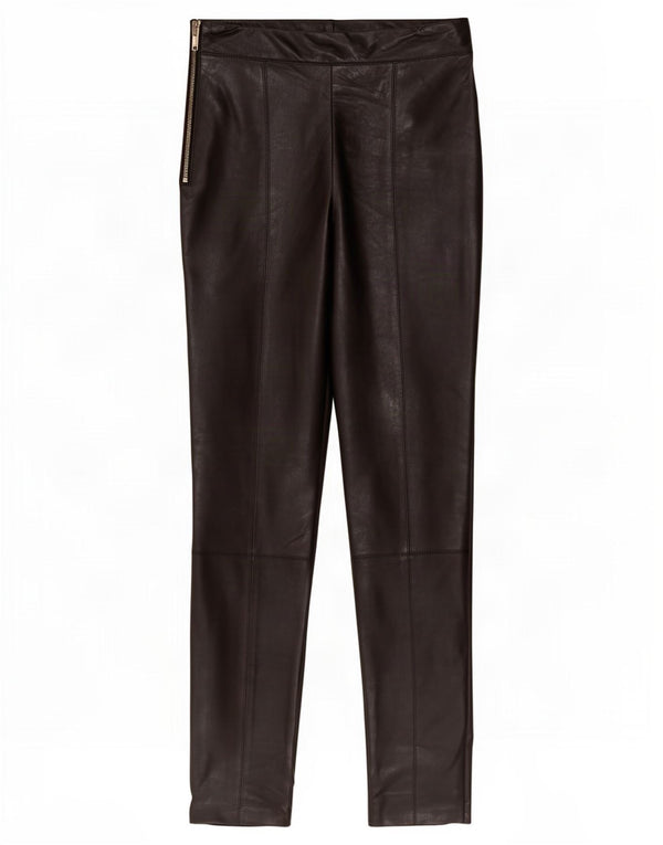 Topshop Γυναικεία κολάν από συνθετικό δέρμα UK 12 Medium W26 L28 Μαύρο Πολυεστέρας
