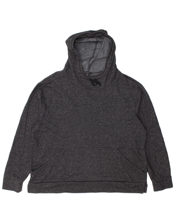 Champion Womens Hoodie Jumper UK 20 2XL Γκρι βαμβακερό