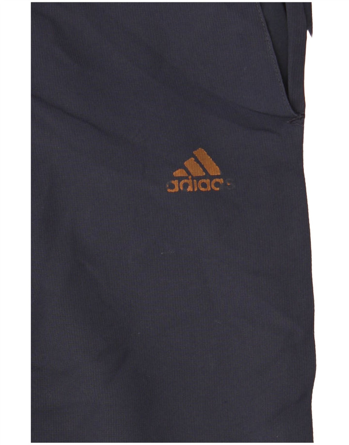 Ανδρικό αθλητικό σορτς Adidas μεγάλο μπλε ναυτικό πολυεστέρα