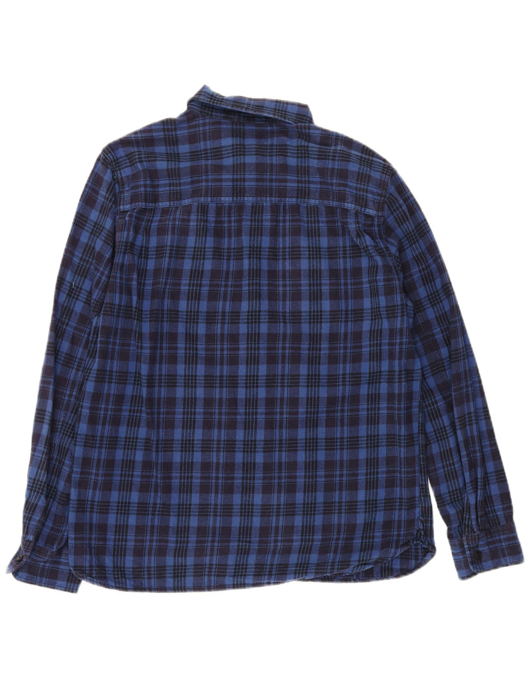 Ανδρικό φανελένιο πουκάμισο CONVERSE μεσαίο μπλε βαμβακερό