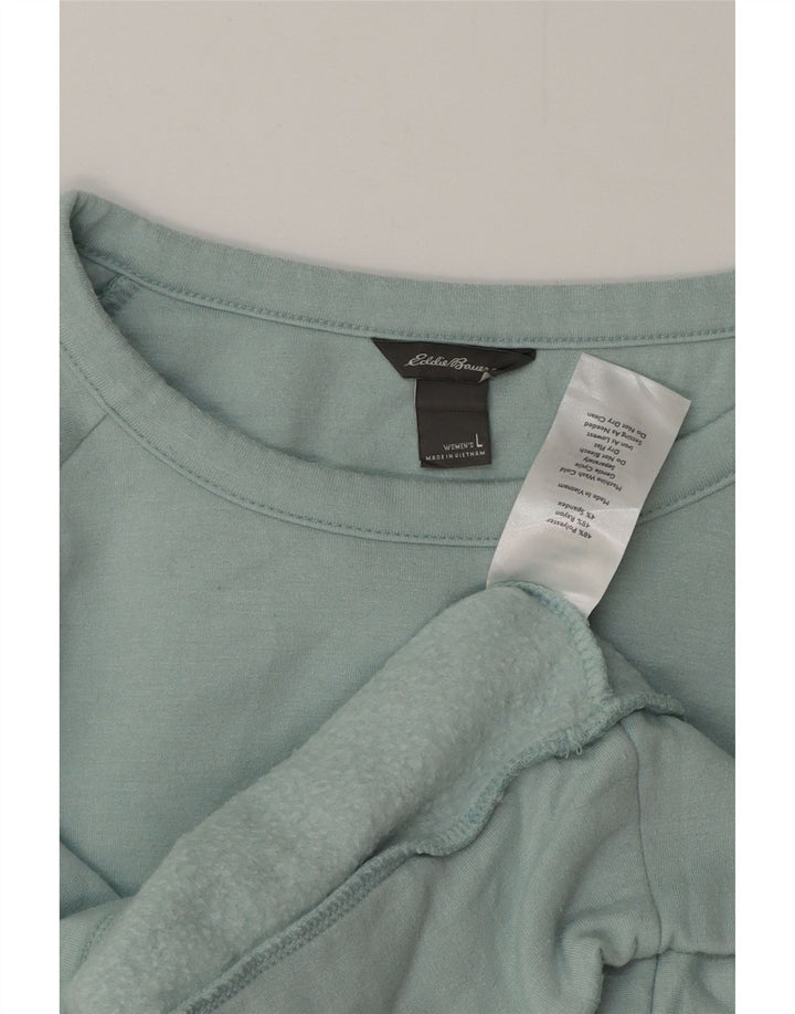 Γυναικείο φούτερ Eddie Bauer Jumper UK 16 Large Blue Polyester