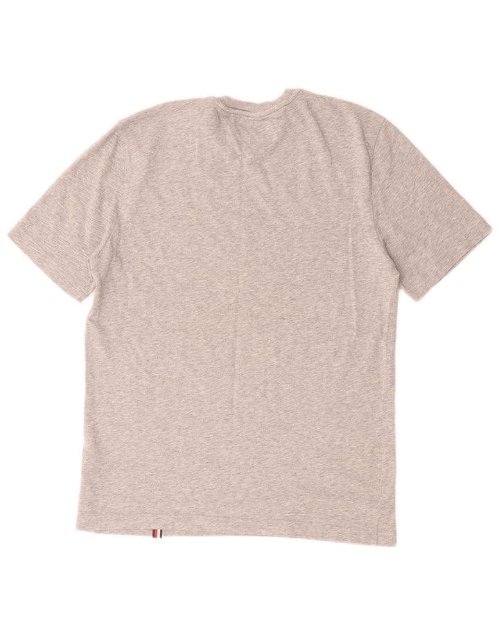 Ανδρικό γραφικό T-Shirt Tommy Hilfiger Top Μεσαίο γκρι βαμβακερό