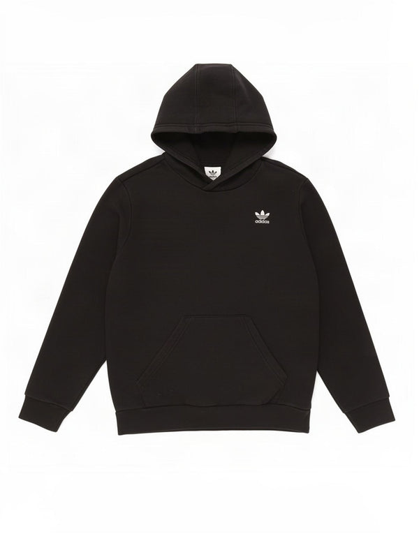Adidas Boys Hoodie Jumper 12-13 ετών Μαύρο βαμβακερό