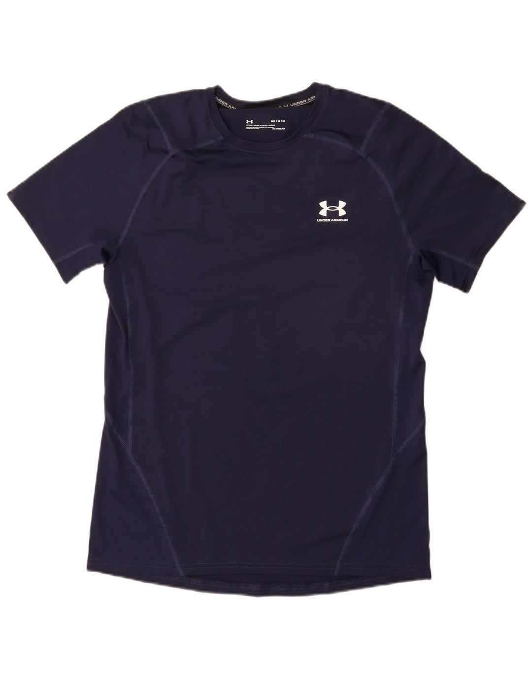 Ανδρικό μπλουζάκι UNDER Armor Heat Gear Top Medium Navy Blue Synthetic