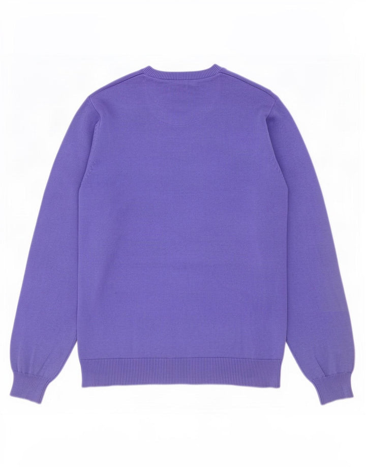 Ανδρικό πουλόβερ Marks & Spencer Regular Fit Crew Neck Jumper Large Purple