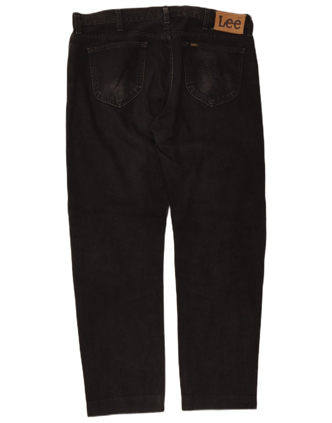 Lee Mens Seattle Straight Jeans W38 L30 Μαύρο βαμβακερό