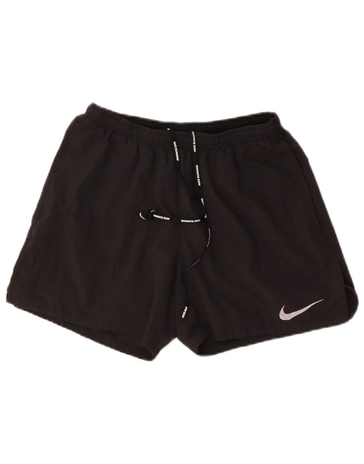 Γυναικείο αθλητικό σορτς Nike Dri Fit UK 12 μεσαίο γκρι πολυεστέρας