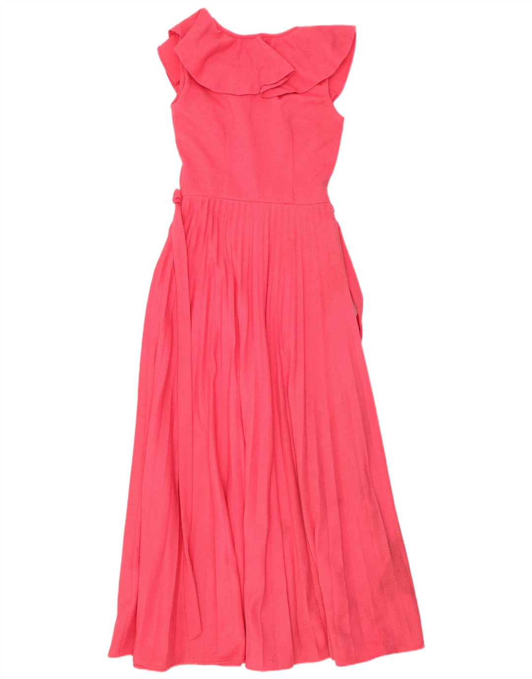 Vintage γυναικείο αμάνικο μάξι φόρεμα UK 12 Medium Pink